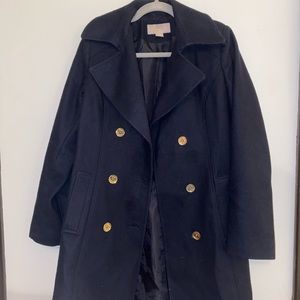 Michael Kors Wool/Polyester Pea Coat